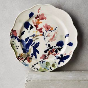 Anthropologie Wildflower China - 6 side plates